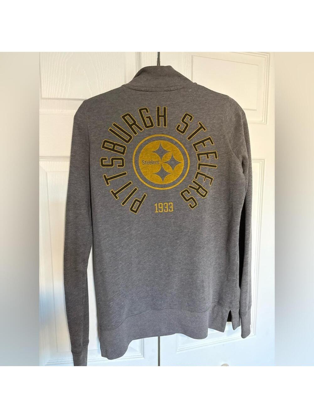 Victoria's Secret Pink Pittsburgh Steelers Heathered Sweatshirt